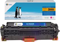 G&Amp G Kompatibel Toner Med Hp Cc533a, Ce413a, Cf383a, Canon Crg118, Crg718, C, Nt-Ph533um, Hp 304A, Magenta, 2800S