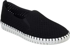 Skechers Sepulveda Blvd Womens Ladies Canvas Shoes Pumps Trainers Black/white Uk
