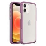 LifeProof pour Apple iPhone 12 mini, Coque fine et transparente antichoc, Série SEE, Emoceanal -Transparent/Mauve