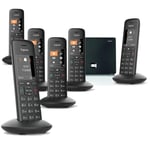 Siemens Gigaset C570 Premium VoIP Phone, Six Handsets