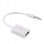 Câble Adaptateur Mini Jack 3.5mm AUX vers USB OTG Host,JL266