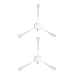 2-pack Sidoborstar  Dreame D10s Vit