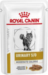 Royal Canin Veterinary Diet Feline Urinary S/O Moderate Calorie Gravy Pouches 48 x 85g
