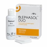 Thea Blephasol Duo 100ml Lotion + 100 pads better value then Blephaclean wipes