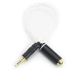 2.5mm Trrs Balanced Male to 4.4mm Balanced Female Headphone Audio Adapter Cable