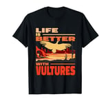 Life is Better with Vultures vintage men Carrion Scavenger T-Shirt