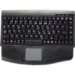 Fuj:tech minitangentbord med TouchPad, svart, USB