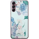 Babaco ERT GROUP mobile phone case for Samsung A14 4G/5G original and officially Licensed pattern Flowers 027 optimally adapted to the shape of the mobile phone, case made of TPU