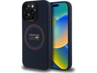 Red Bull Rbhmp15x24siilvr Iphone 15 Pro Max 6.7" Hard Case Navy Silicone Red Ring Magsafe