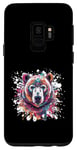Galaxy S9 Polar Bear Head | Animal Portrait Popart Colorful Case