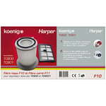 H.Koenig Filtres hépa pour aspirateurs TC802 TC801 TC800 SPIR2200