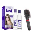 FAST SLS FREE Hair Growth Shampoo Conditioner Massage Brush + Biotin Vitamin B