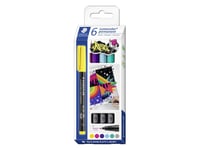 Staedtler Lumocolor Permanent Pen 318, Gul, 1 Styck