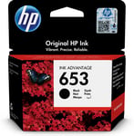 HP 3YM75AE/653 Printhead cartridge black, 360 pages 6ml for HP DeskJet