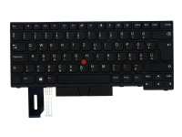 Chicony - Ersättningstangentbord för bärbar dator - med Trackpoint, UltraNav - QWERTZ - ungerska - svart - för ThinkPad E48X E49X L380 L380 Yoga L390 L390 Yoga L480 L490 T480 T49X