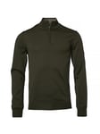Chevalier Aston Half Zip Merino Långarmad tröja Herr,XL, Mörgrön -