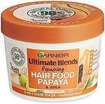 Garnier Ultimate Blends Hair Food Papaya 3-in-1, Repairing Hair Mask, Condition