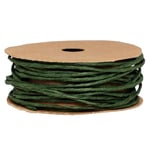 Blomsterpinne / blomstertråd – 5 meter grön pappersklädd tråd, Ø 2,0 mm