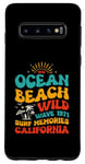 Coque pour Galaxy S10 Ocean Beach Wild Wave 1971 Surf Memories Surf Lover