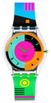 Swatch SS08K119 NEON HOT RACER (34mm) Multi-Coloured Dial / Watch