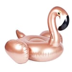 Zcm Swimming ring 150cm Giant Inflatable Rose Gold Flamingo Pool Float Unicorn Pink Ride-On Swimming Ring Adults Summer Water Holiday Party Toy (Color : Rose gold)