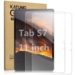KATUMO [2 Pack] Screen Protector for Samsung Galaxy Tab S7 11 inch SM-T870/T875 Tempered Glass Protective Screen Film for Tablet Galaxy Tab S7 11" 2020 Screen Protector