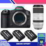 Boitier Canon EOS R5 Mark II + RF 100-500mm f/4.5-7.1 L IS USM + 3 Canon LP-E6P + Ebook 'Devenez Un Super Photographe