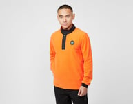 adidas Originals Wander Hour Quarter-Snap Polar Fleece Jacket, Orange