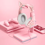 New ONIKUMA K9 Gaming Headset For PC/Laptop/PS4/Xbox Pink Headphones with Mic