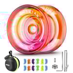 Magicyoyo Plast Yo-yo med Dubbel Funktion K2 Crsytal Gradient K2 Pink Orange