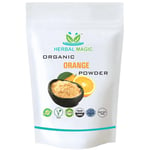 Herbal Magic Orange Powder 100g, 100% Natural, No Artificial Colours, Flavours, & Preservatives (Orange Powder - 100g)
