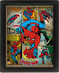 Empire Poster Marvel Spider-Man - Taille (Cm), Env. 20 X 25 – Poster 3D A4 – Description.– Les Posters 3D Sont Encadrés Dans Un Cadre Profilé de Haute Qualité, Avec Suspension à L'Arrière
