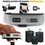 Portable Digital LCD Handheld Luggage Baggage Suitcase 50KG Weight Measure Scale