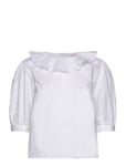 Top Tops Blouses Short-sleeved Vit See By Chloé