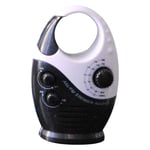 ZAK168 Waterproof Shower Radio 3V 0.5W Shower with Adjustable Volume AM FM Button Speaker Bathroom Shower Speaker Wireless Radio with Top Handle