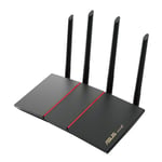 ASUS RT-AX55 trådlös router Gigabit Ethernet Dual-band (2,4 GHz / 5 GHz) 4G Svart 90IG06C0-BO3100
