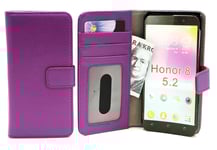 Skimblocker Magnet Fodral Huawei Honor 8 (Lila)