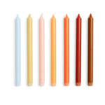 HAY Gradient Candle lys 7-pakning Rainbow