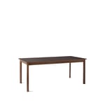 &Tradition Patch HW1 dining table Cacao orinoco.  oiled walnut stand
