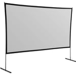 Cran de projection Écran vidéoprojecteur 331,9 x 186,7 cm 16:9 - Noir, Blanc