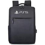 PS5 sac à dos sac de voyage pour ordinateur pour hommes pour le stockage des disques de la console FONGWAN pour Playstation 5/PS4/PS5 Accessoires-Noir