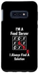 Coque pour Galaxy S10e Je suis un serveur de nourriture Je trouve une solution