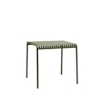 HAY - Palissade Table - Olive - 90x82,5 cm - Olive - Grön - Matbord utomhus - Metall