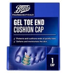 Boots Pharmaceuticals Gel Toe End Cushion Cap - 1 cap