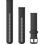 Garmin  Garmin Armband 20mm Silikon Svart/Grå 010-12932-11