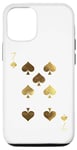 iPhone 15 7 (Seven) of Spades Poker Card Playing Card Blackjack Card Case