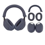 Øreputer, hodebånd og øreputer deksler for SONY WH-1000XM 5 Mørke blå