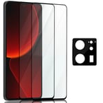2-Pack Xiaomi 13T Pro Skärmskydd & 1-Pack linsskydd - Härdat Glas 9H - Super kvalitet 3D