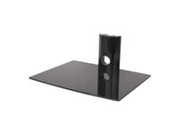 Art D-49N, Hylla, Svart, Gjuten Aluminium, Härdat Glas, 10 Kg, Vägg, Hem