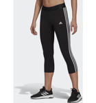 Adidas Adidas Essentials 3-stripes 3/4 Length Leggings Urheilu BLACK / WHITE